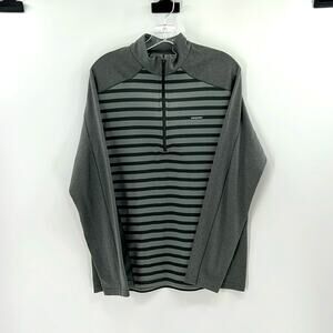 Patagonia Men's Capilene 3 Midweight 1/4 Zip Pullover - Black/Gray - Medium